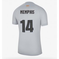Fotbalové Dres Barcelona Memphis Depay #14 Alternativní 2022-23 Krátký Rukáv